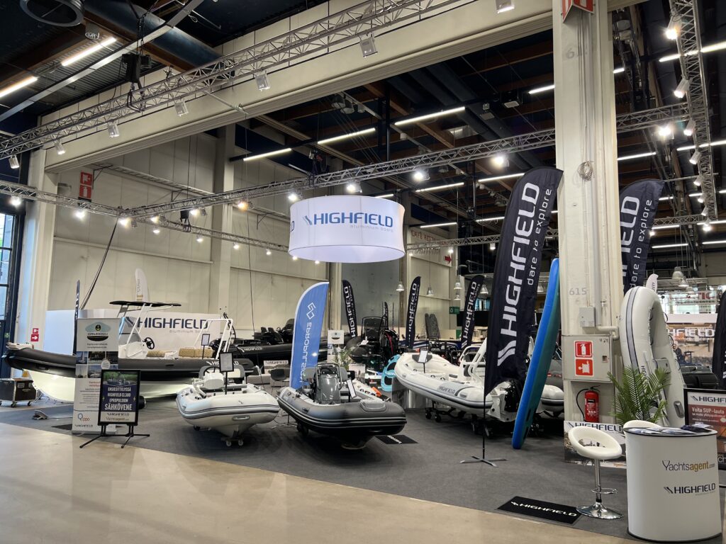 Highfield Boats on mukana venemessuilla vuosittain
