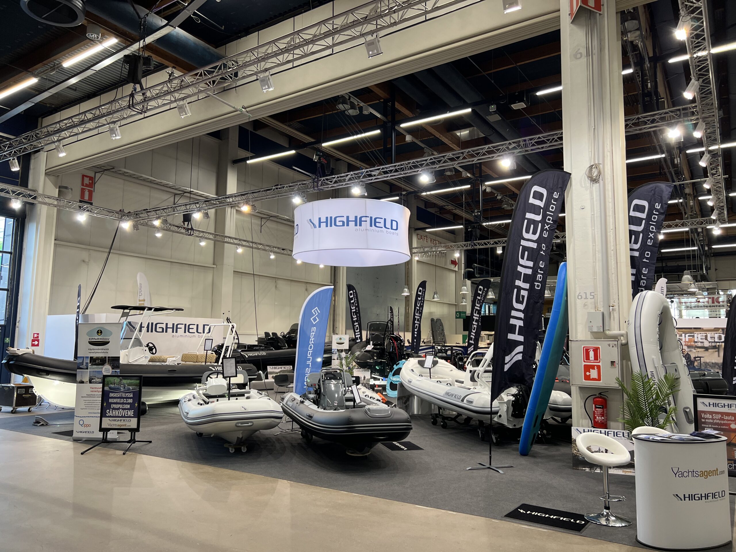 Highfield Boats on mukana venemessuilla vuosittain